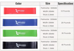 Fitness Band Elastic Rubber
