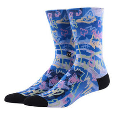 Men's Sport Socks Printed Cotton