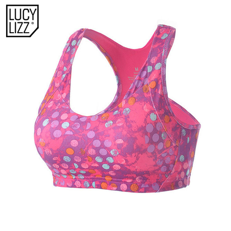 Women Dot Printed Sports Bra