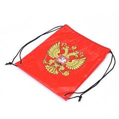 Russian Emblem Sports Drawstring