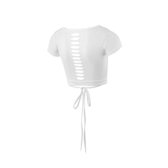 HEAL ORANGE Women Crop Top